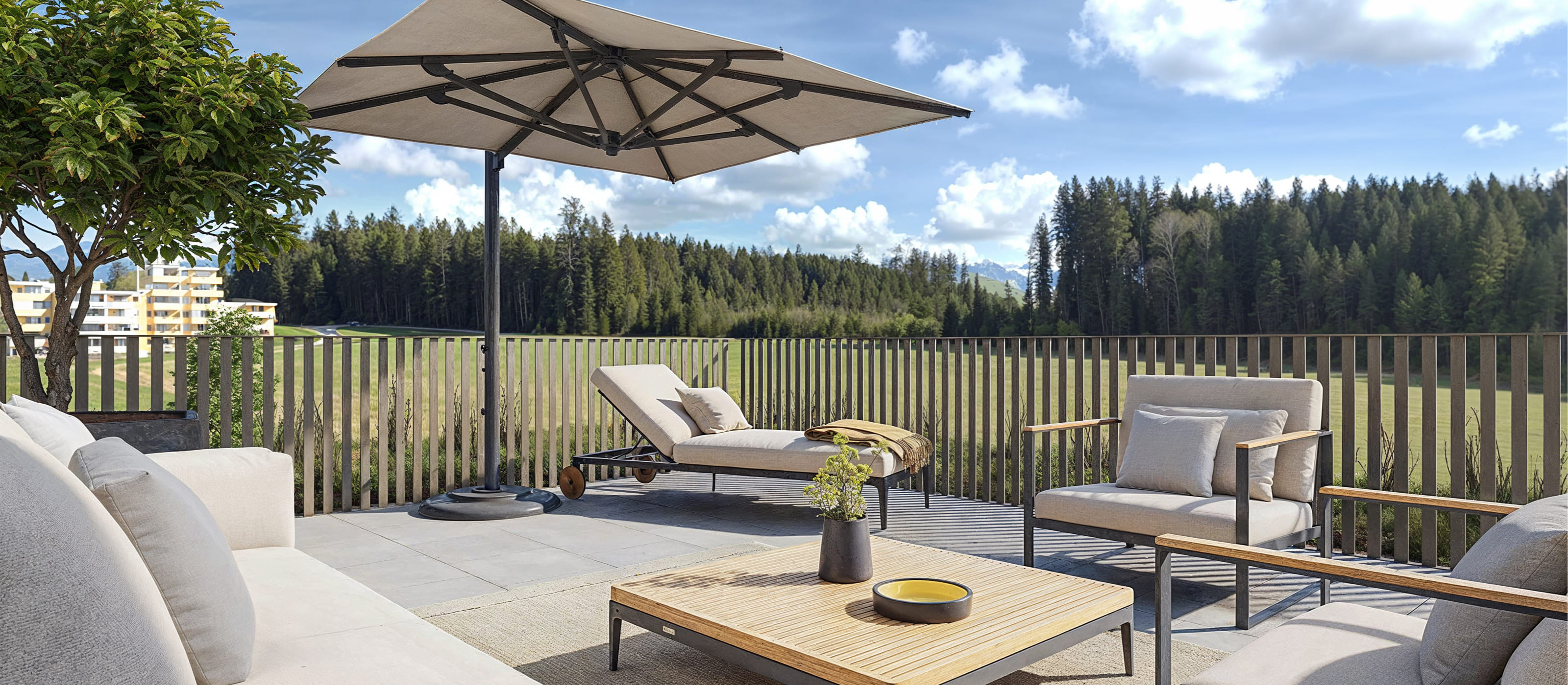 Image de fond représentant une famille heureuse