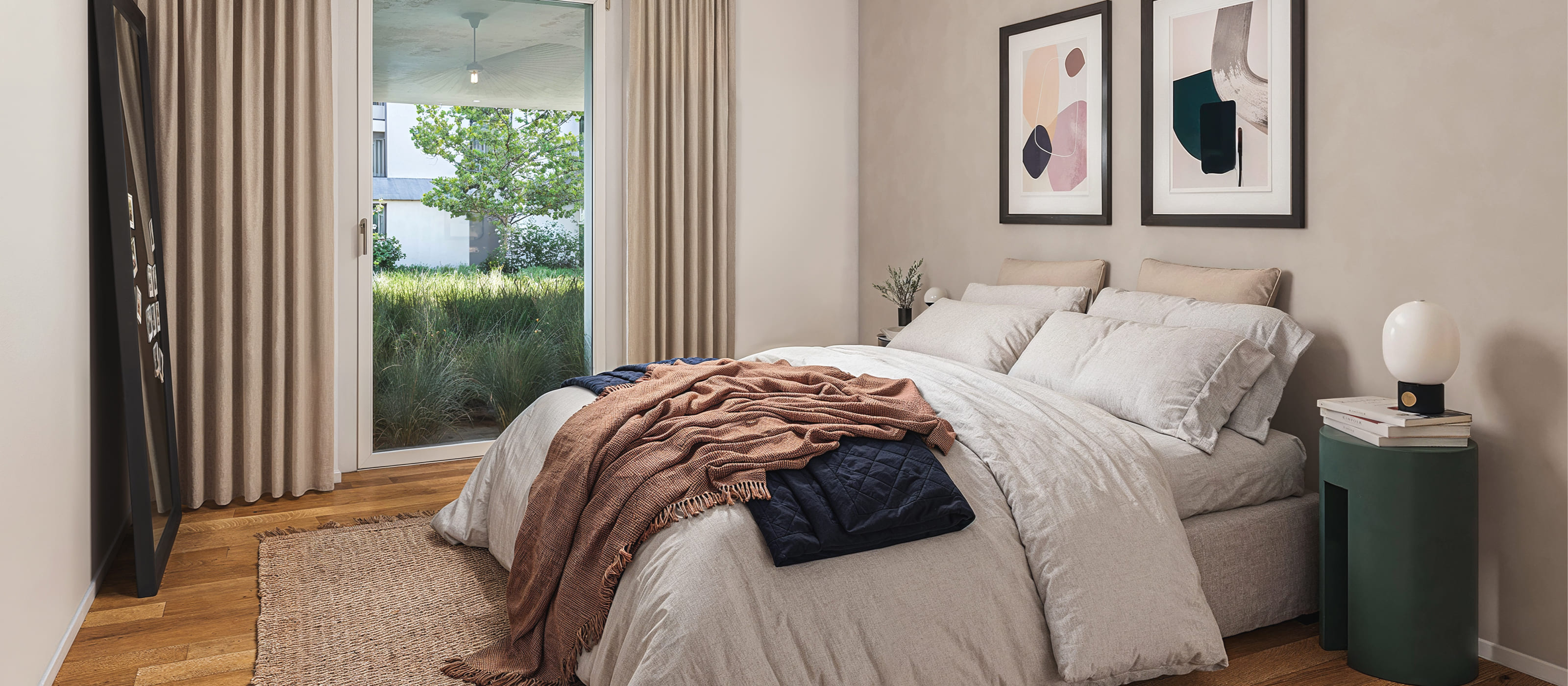 Image de fond représentant une famille heureuse