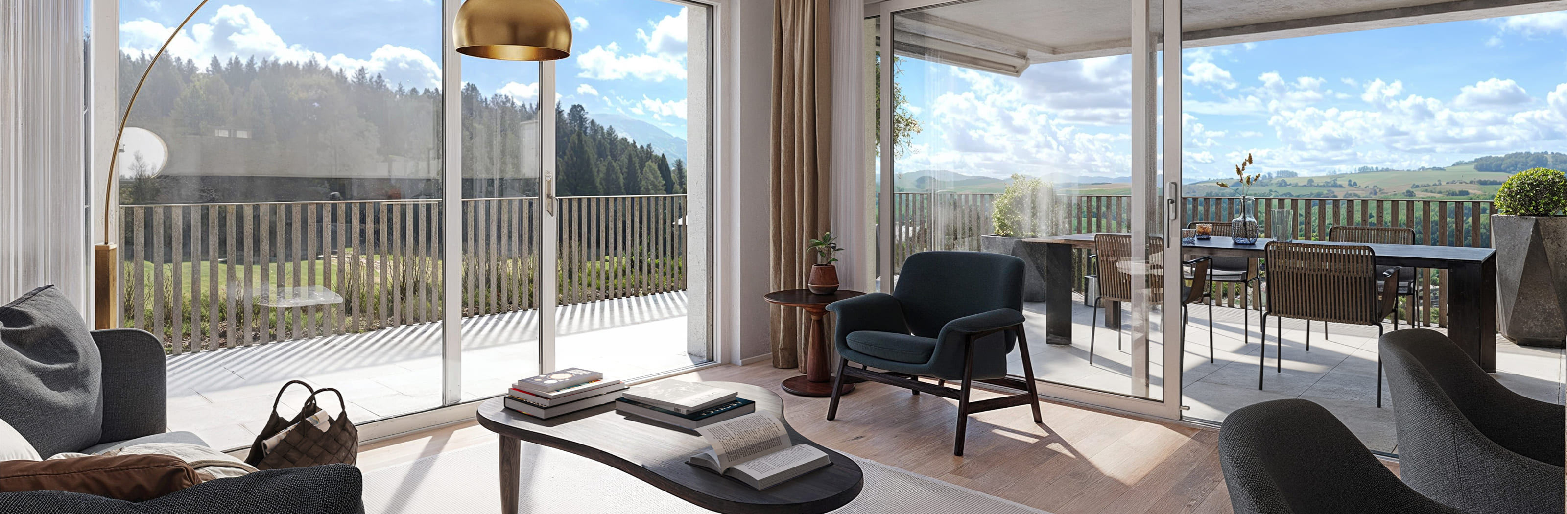 Image du logo et de l'ambiance du nouveau lieu de vie à Palézieux