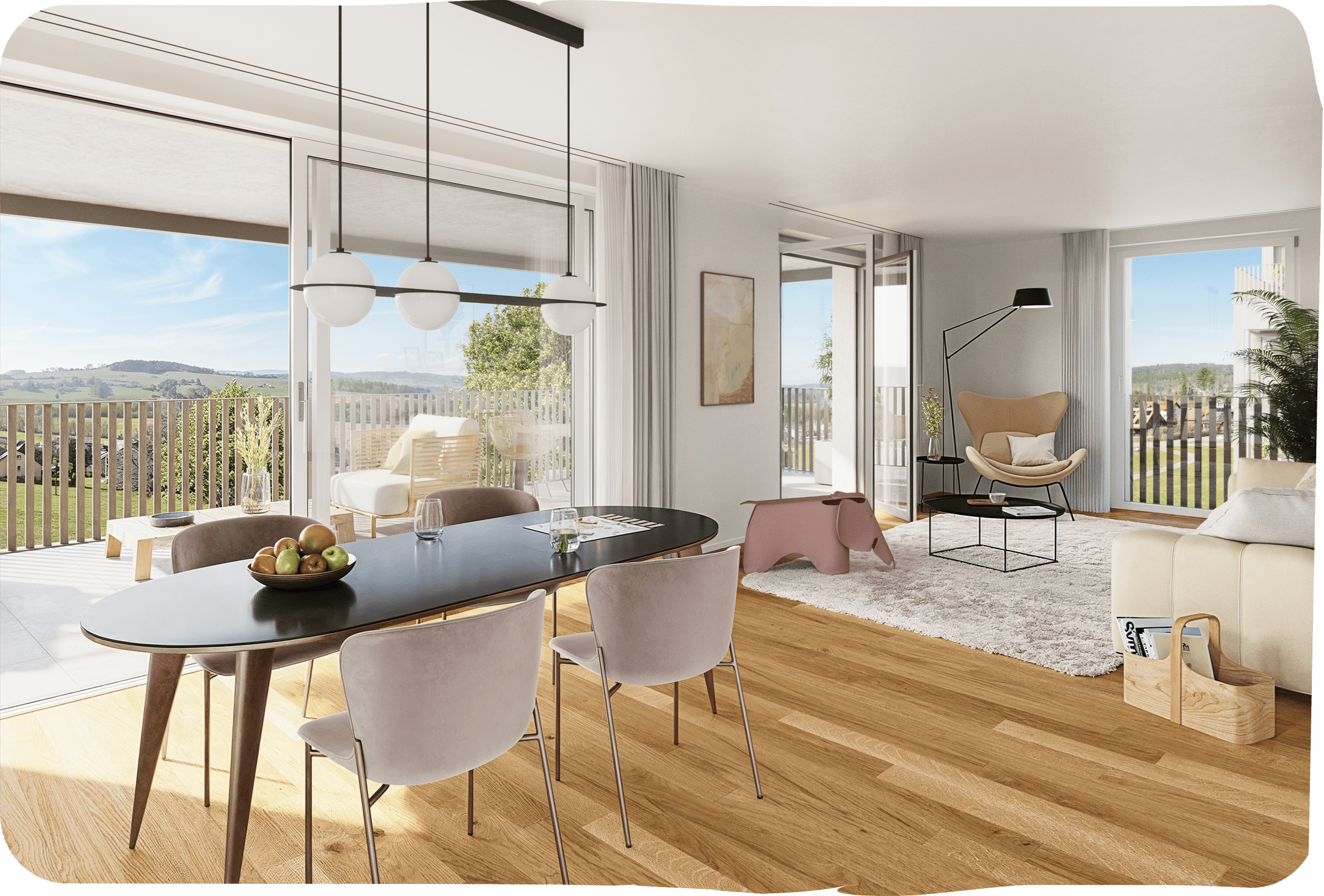 Image de la nature entourant le quartier